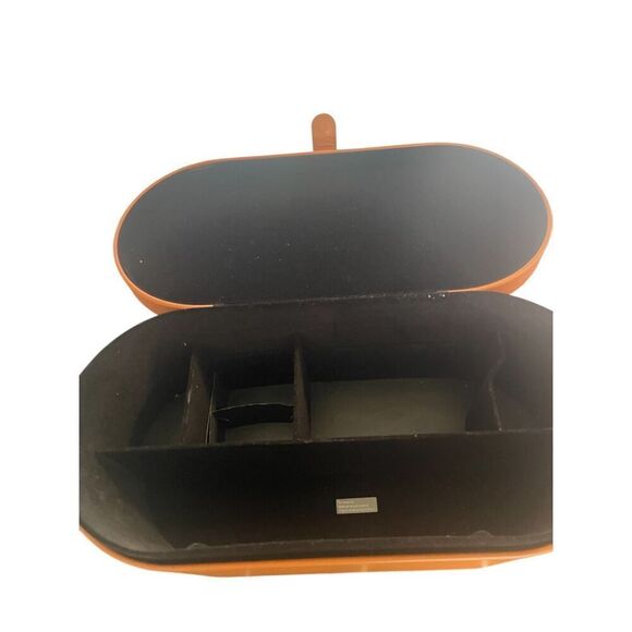 Dyson Airwrap Leather Hair Dryer Case Brown Storage Accessories- Box Only - Picture 7 of 15